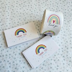 600 Rainbows Insert Cards and Stickers SALE